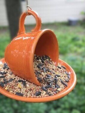 FIESTA Bird feeder - White.